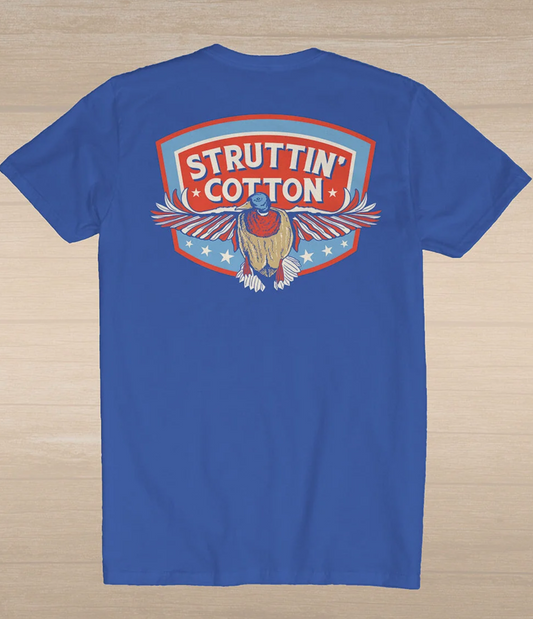 Struttin Cotton Patriotic Mallard S/S TEE Shirt