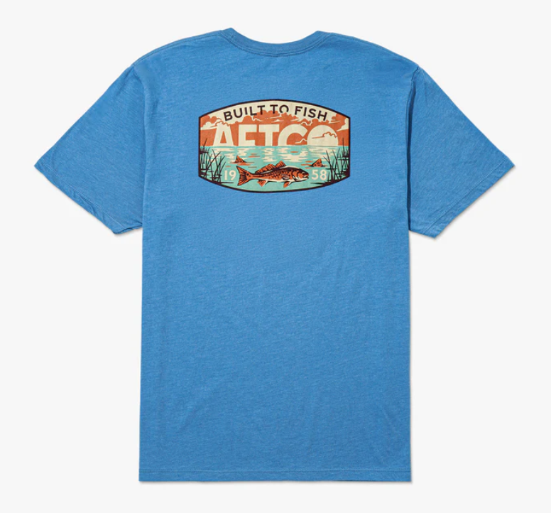Aftco Men's Grass Flat S/S TEE Shirt