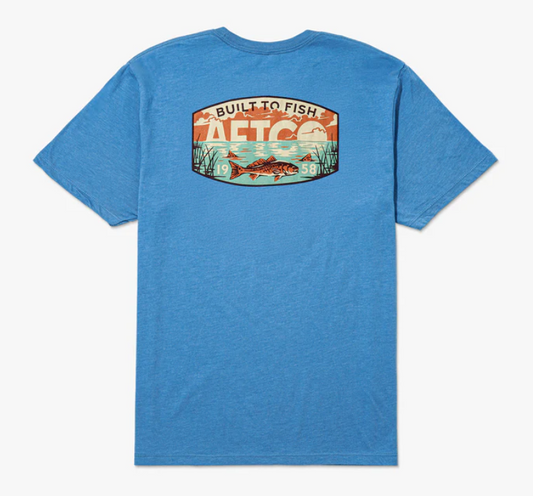 Aftco Men's Grass Flat S/S TEE Shirt
