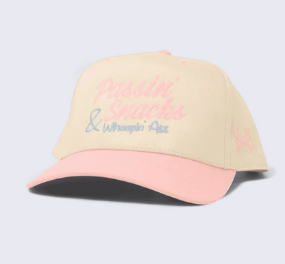 Mad Hatter Passin' Snacks & Whoopin' Ass Trucker Hat
