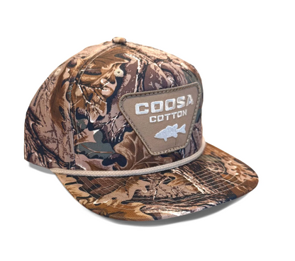 Coosa Cotton The Skiff Rope Snapback Hat