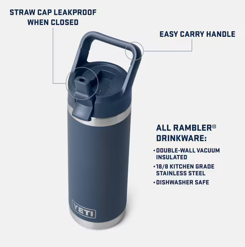 YETI Rambler 18Oz C Straw Bottle
