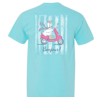 Southern Fried Cotton Women's Hello Scooter S/S TEE Shirt