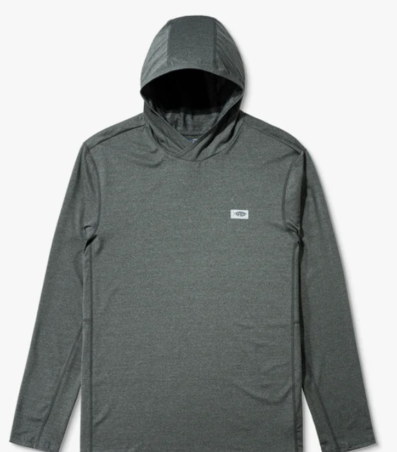 Aftco Men's Air O Mesh Hooded Performance L/S Shirt