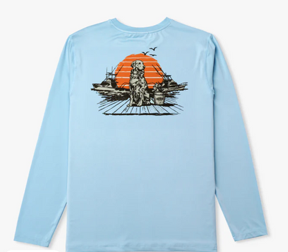 Aftco Men's Bucket UVX Performance L/S Shirt