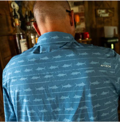 Aftco Men's Seabreeze Tech Button Down S/S Shirt