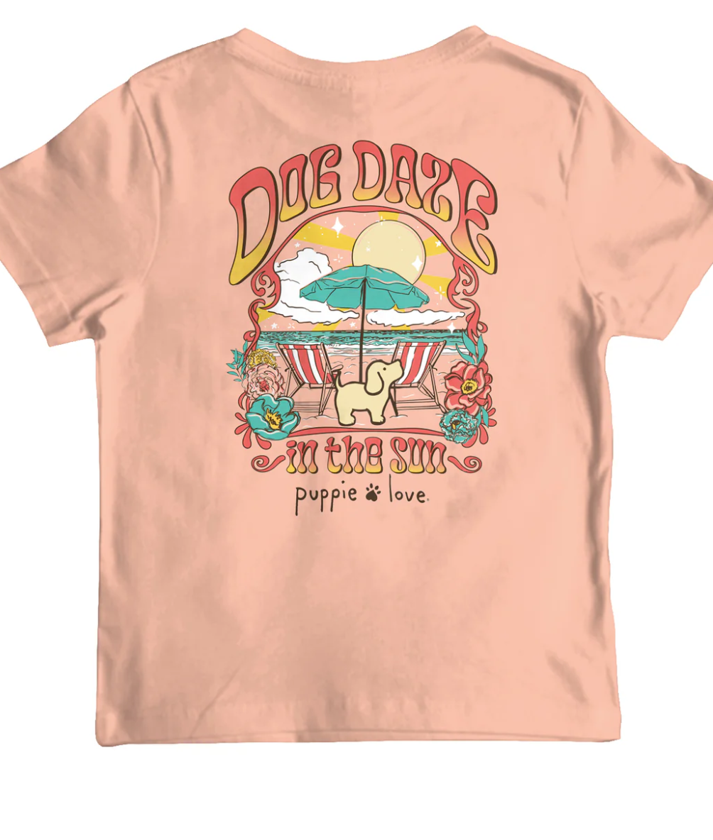 Puppie Love Youth Girls Dog Daze S/S TEE Shirt