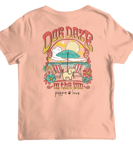Puppie Love Youth Girls Dog Daze S/S TEE Shirt
