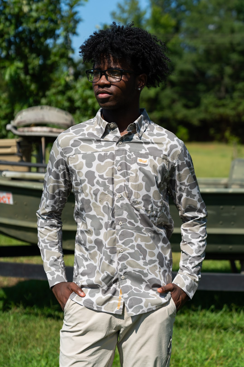 Marsh Wear Apparel Lenwood HG Tech L/S Button Down Shirt