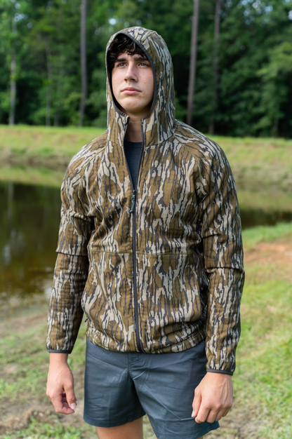 Aftco Men's Armorloft Mossy Oak Full Zip Hoodie