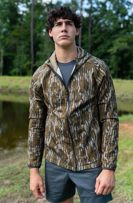 Aftco Men's Armorloft Mossy Oak Full Zip Hoodie