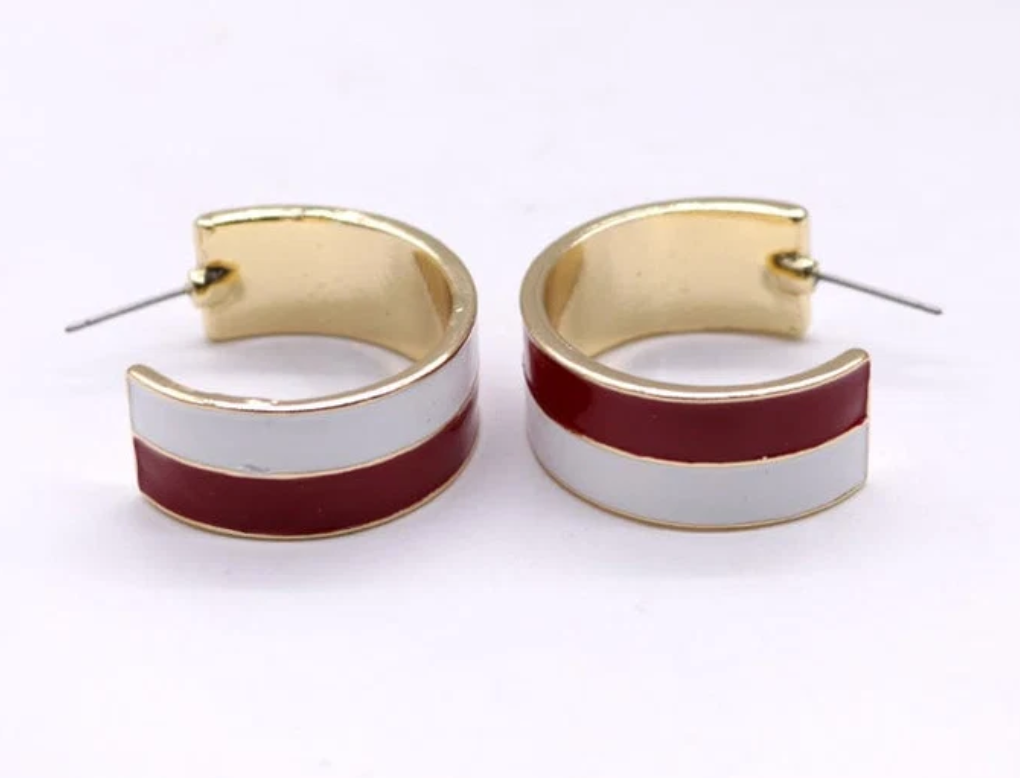 Two Tone Gameday Hoops