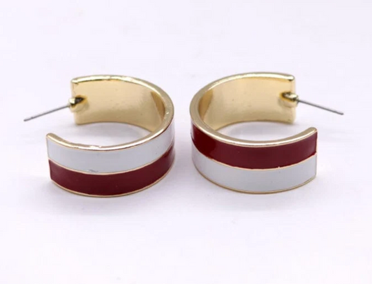 Two Tone Gameday Hoops