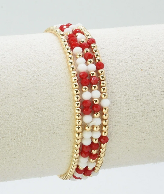 4pc Gameday Bracelet Set