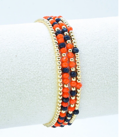 4pc Gameday Bracelet Set