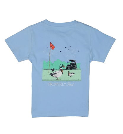 Properly Tied Youth Boys Fowl Play S/S TEE Shirt