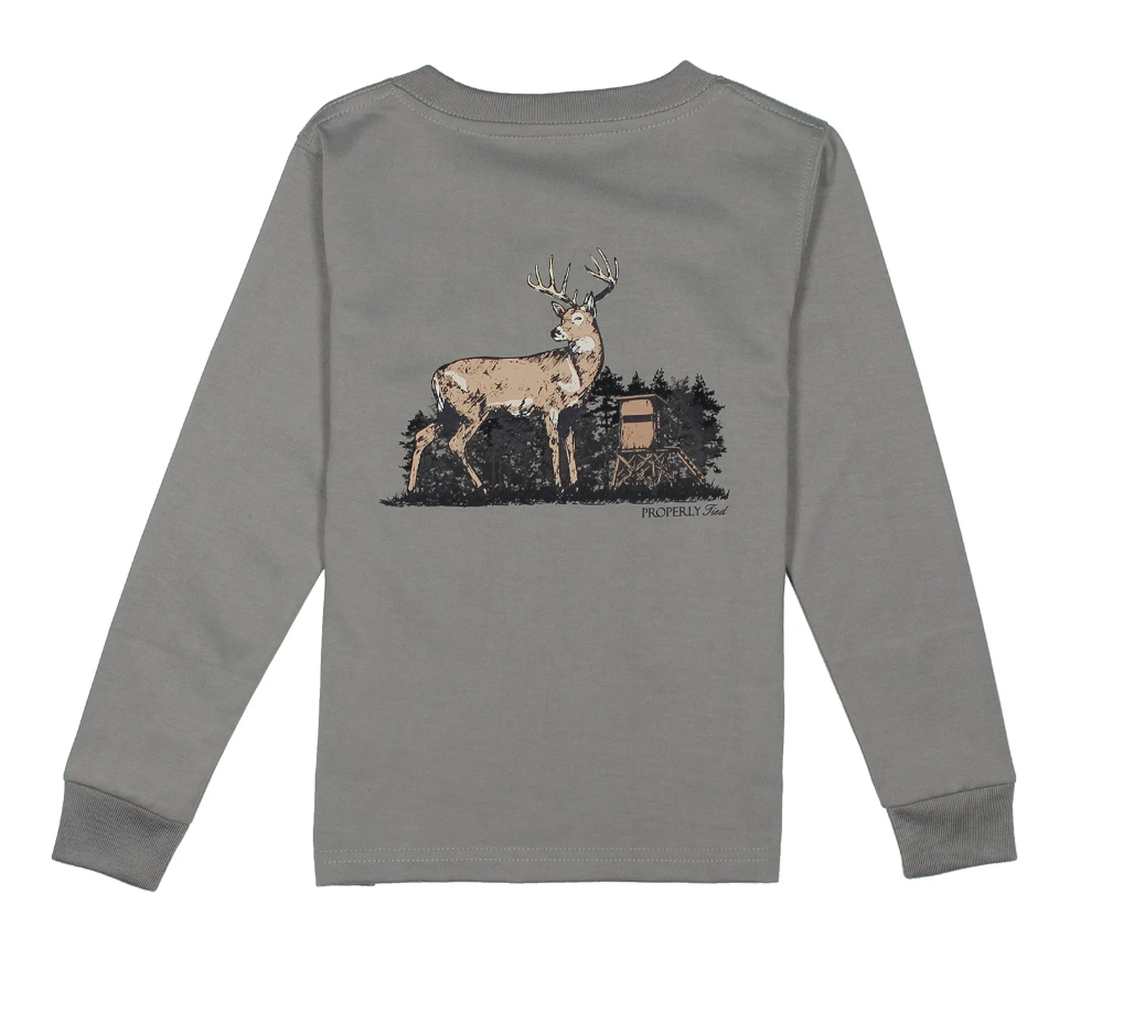 Properly Tied Baby Deer Season L/S TEE Shirt