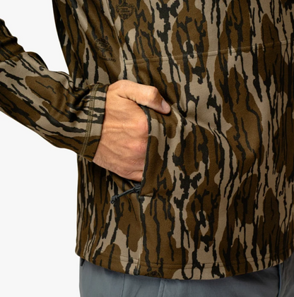Aftco Men's Coastal Layer Mossy Oak Hooded Pullover Jacket