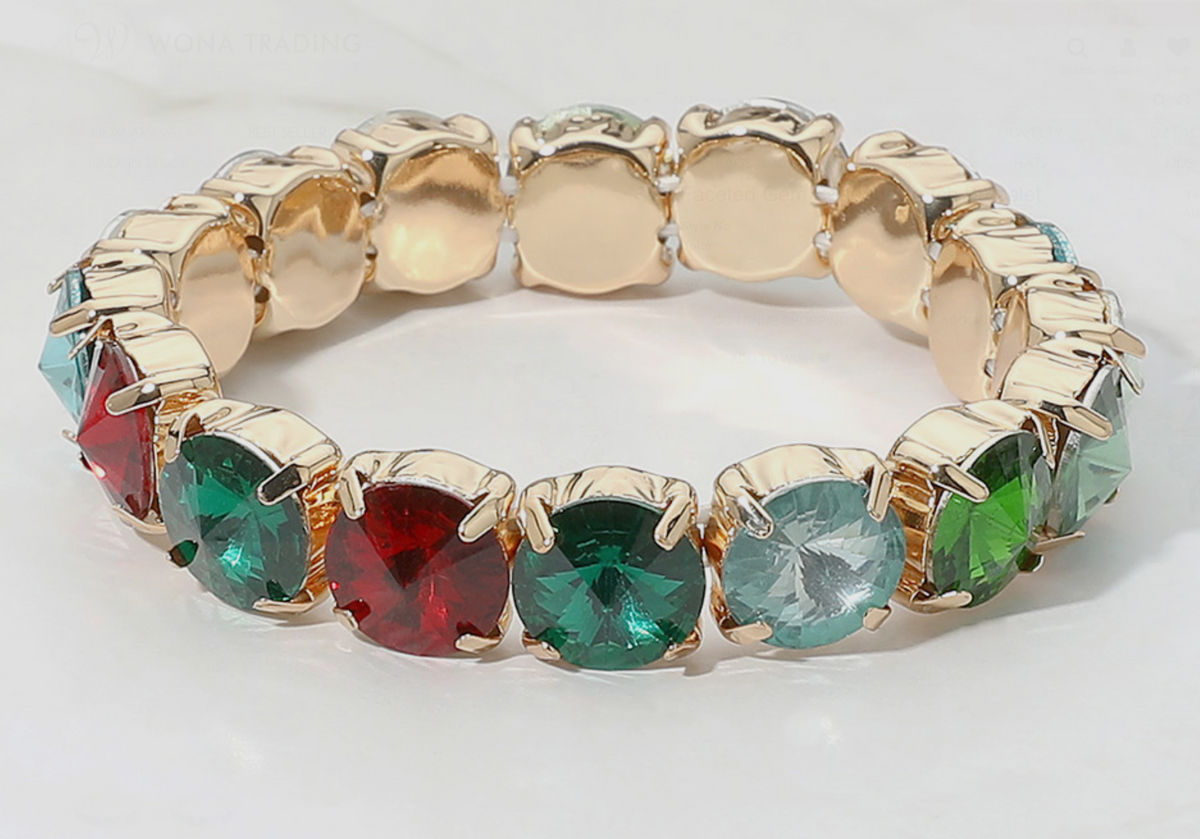 Stretch Gemstone Bracelet