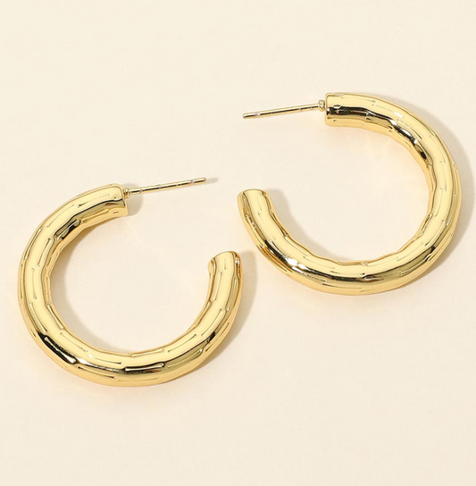 Stainless Steel Chunky Hoops