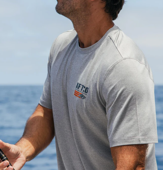 Aftco Men's Strype UVX S/S Performance Shirt