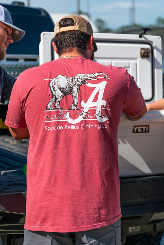 Speckle Bellies Alabama Bama Elephant S/S TEE Shirt