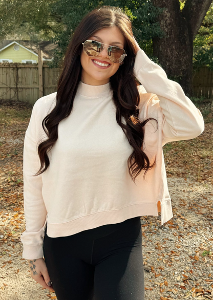 Southern Fried Cotton Women's Old Favorite Crop Crewneck Fleece