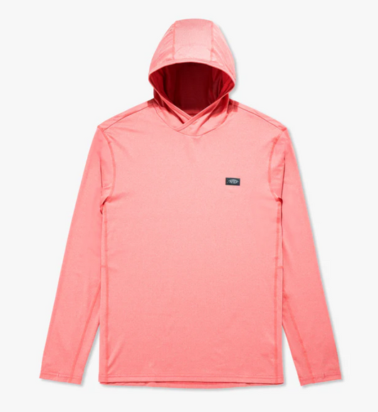 Aftco Men's Air O Mesh Hooded Performance L/S Shirt