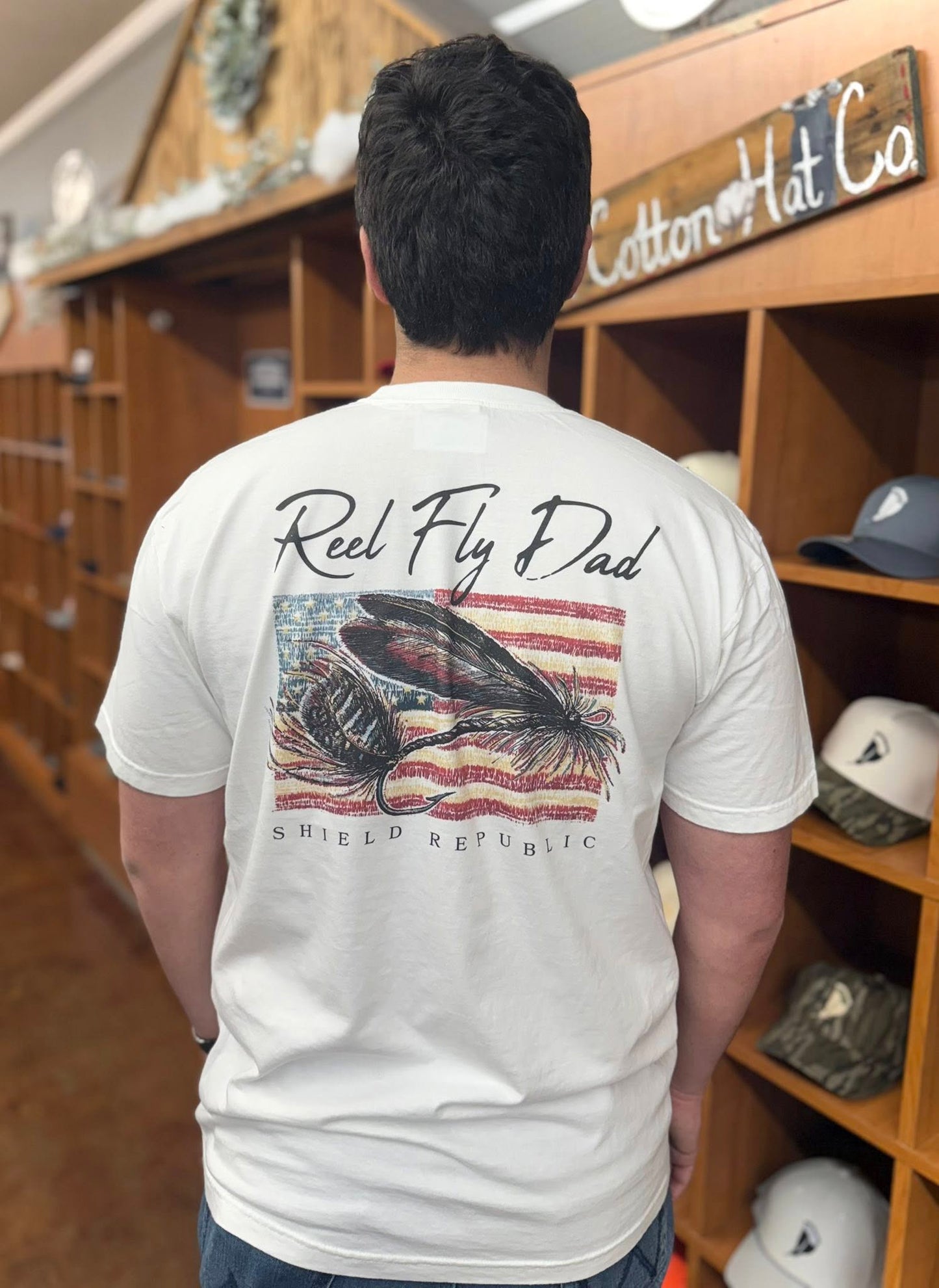 Shield Republic Reel Fly Dad S/S TEE Shirt