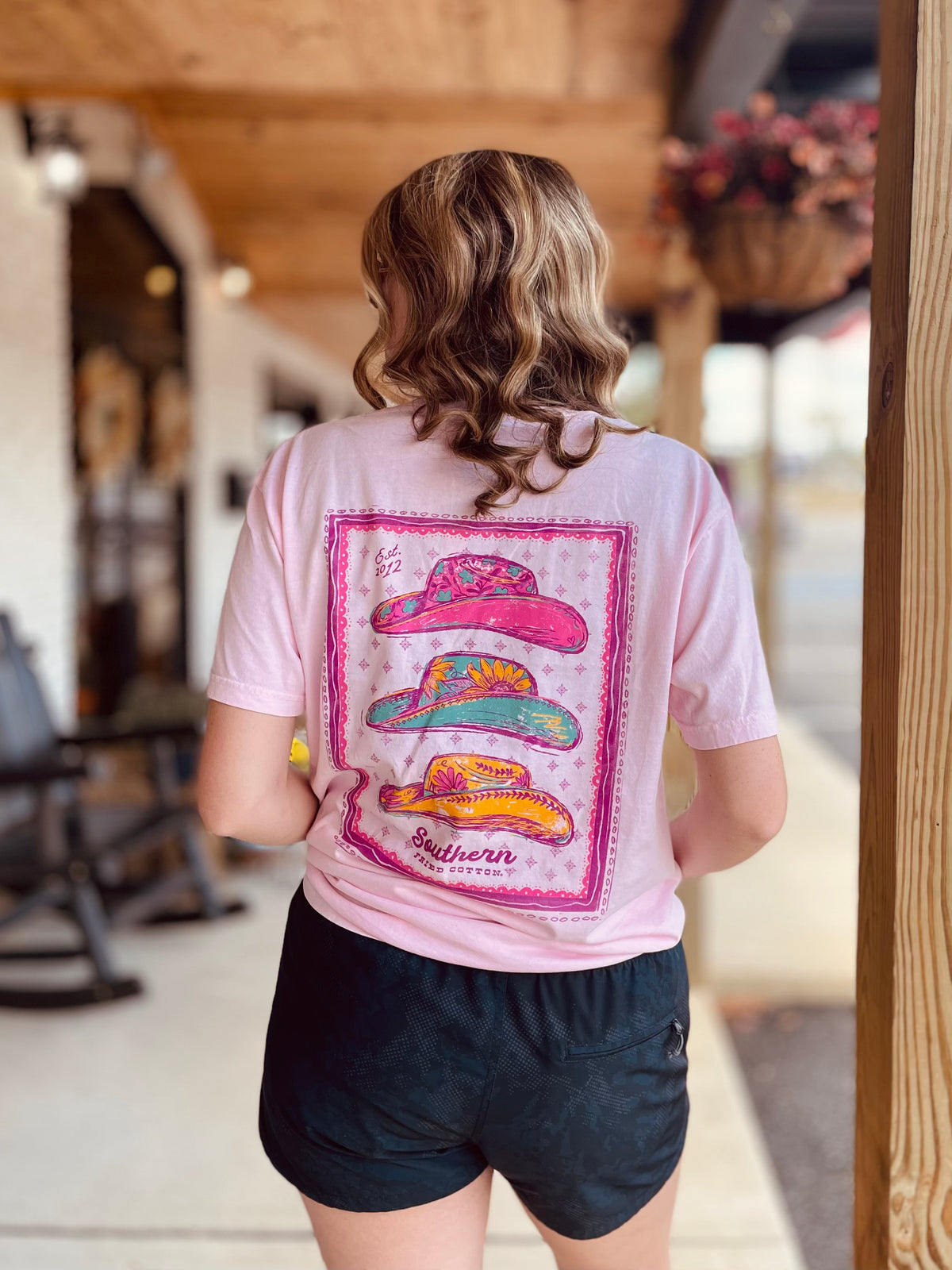 Southern Fried Cotton Women's Giddy Up Cowgirl S/S TEE Shirt
