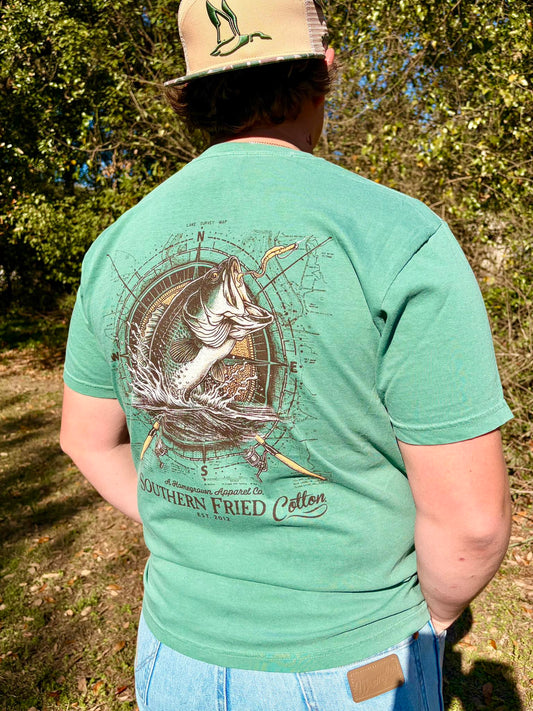 Southern Fried Cotton Bass Hunter S/S TEE Shirt