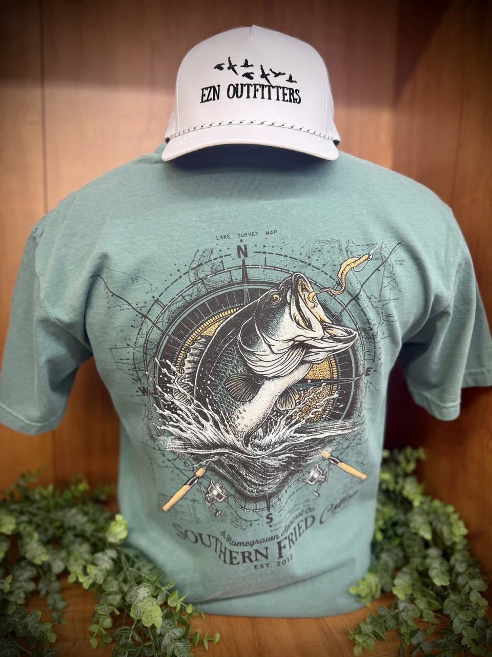Southern Fried Cotton Bass Hunter S/S TEE Shirt