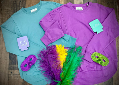 Southern Fried Cotton Women's Sunrise to Sunset Oversized Crewneck