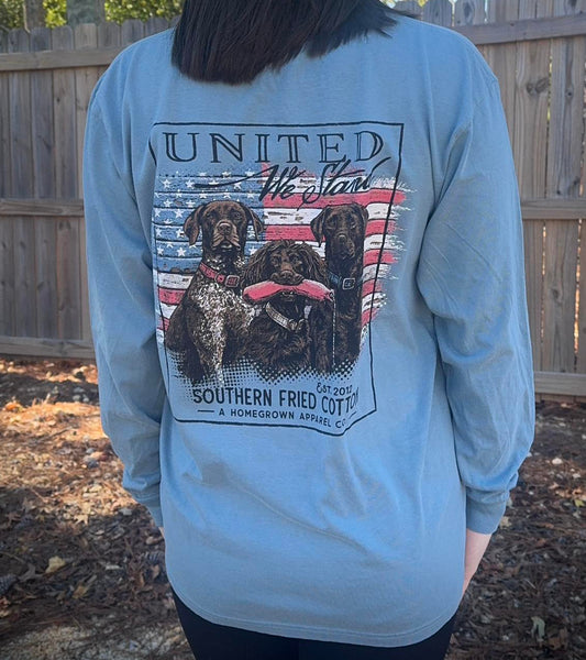 Southern Fried Cotton United We Stand L/S TEE Shirt