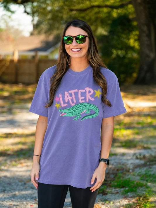 Southern Backroad Women's Later Gator, After While Crocodile S/S TEE Shirt