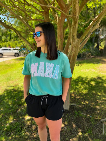 Southern Backroad Women's Lace Mama S/S TEE Shirt