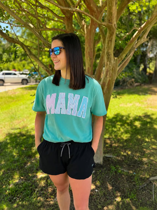 Southern Backroad Women's Lace Mama S/S TEE Shirt