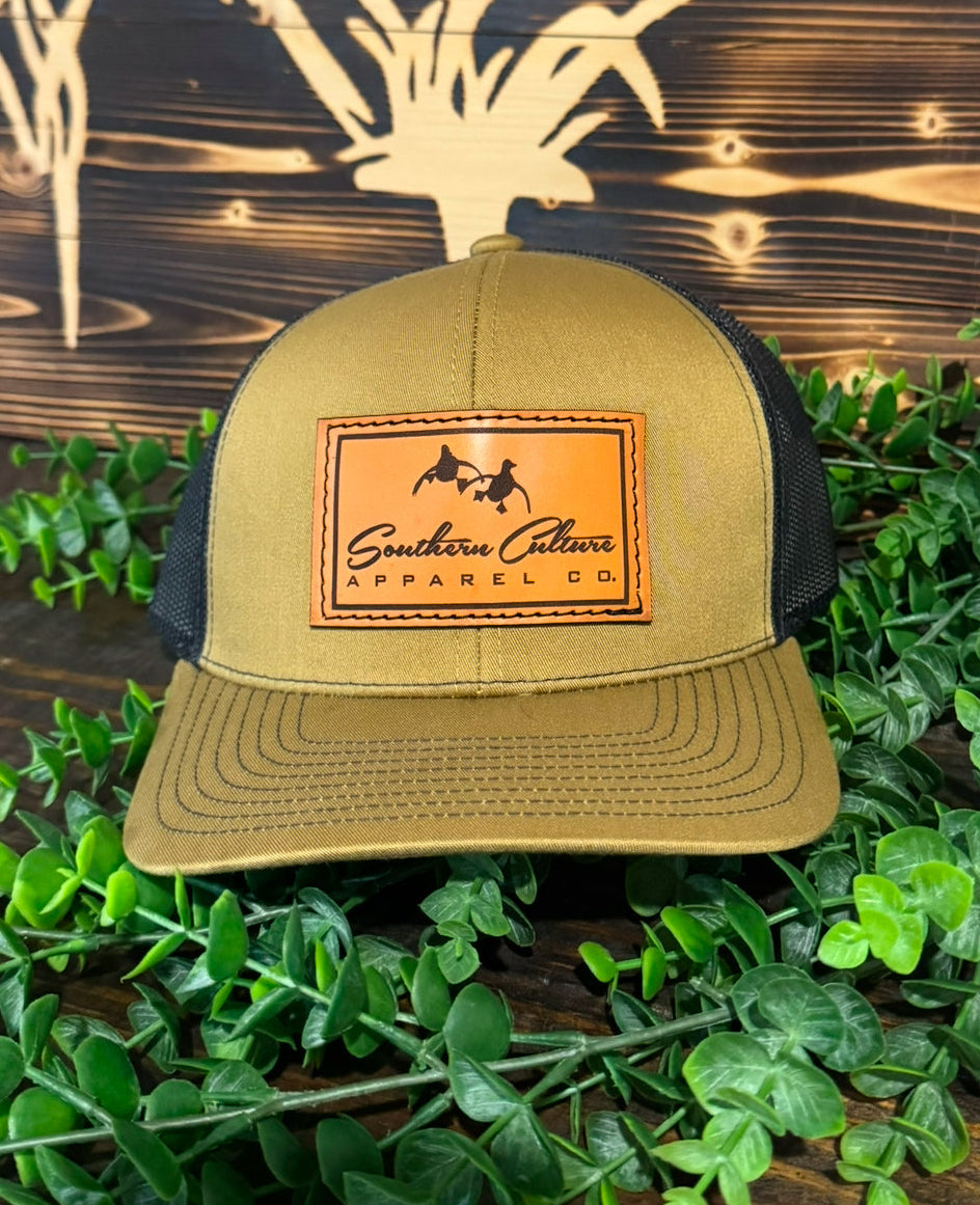 Southern Culture Duck Leather Snapback Hat