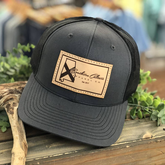 Southern Culture Light State Tradition Leather Patch Snapback Hat