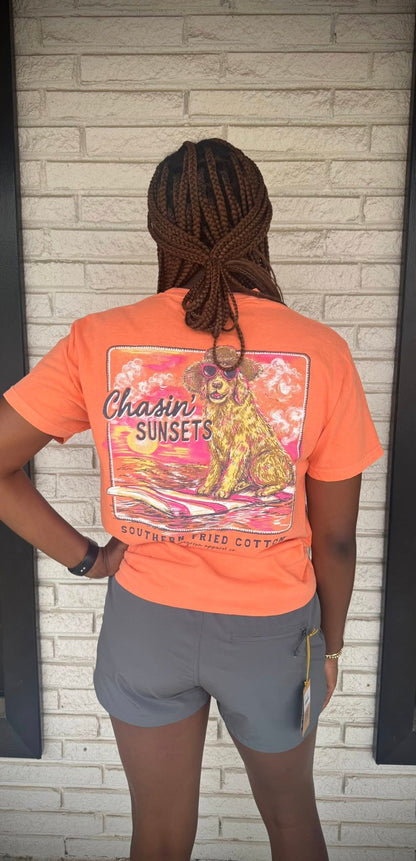 Southern Fried Cotton Women's Golden Hour S/S TEE Shirt