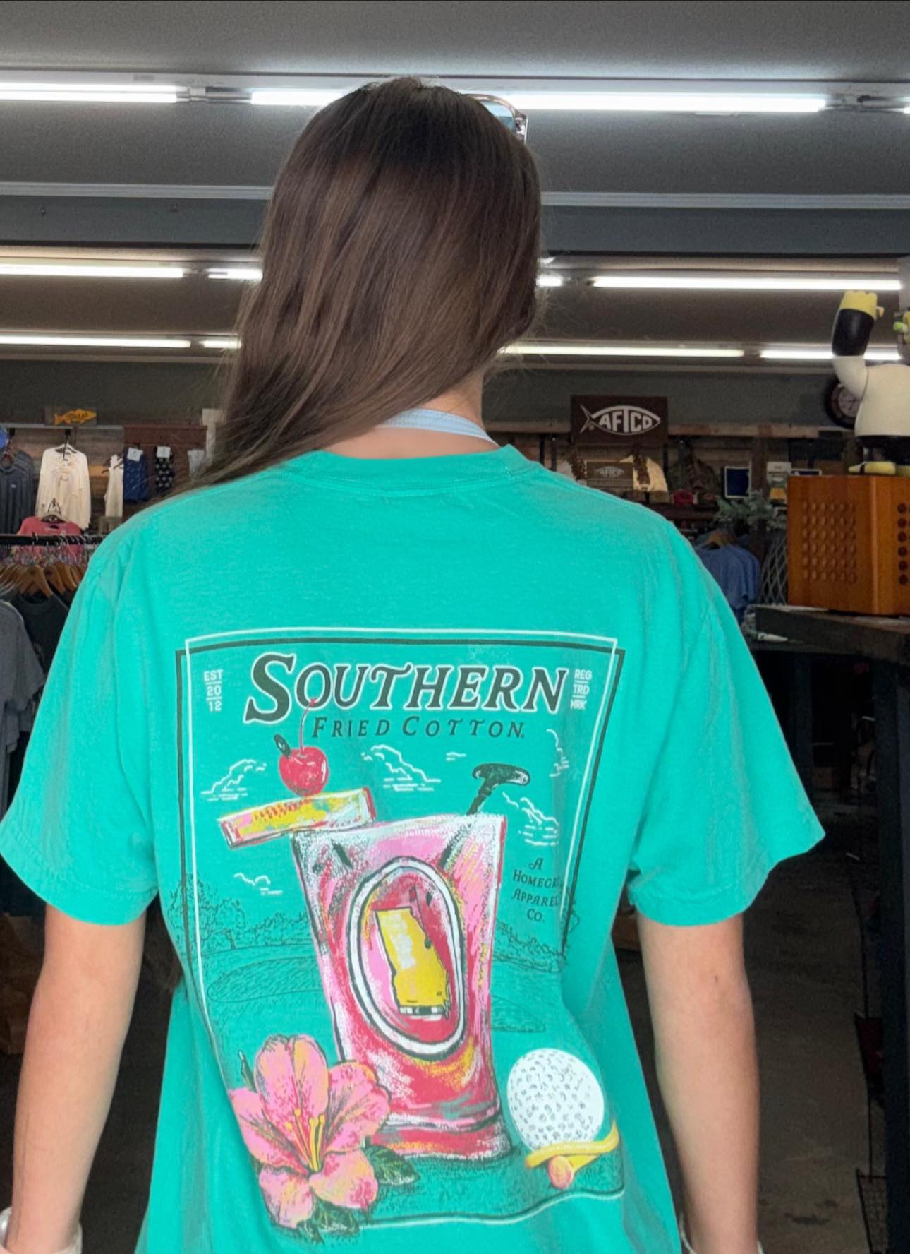 Southern Fried Cotton Women's Azalea Cocktail S/S TEE Shirt
