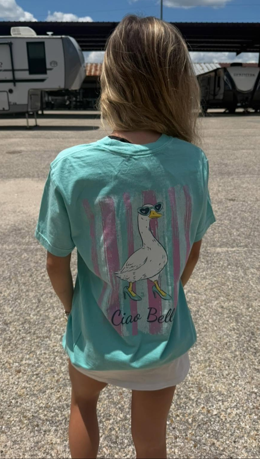 Southern Fried Cotton Women's Hello Beautiful S/S TEE Shirt