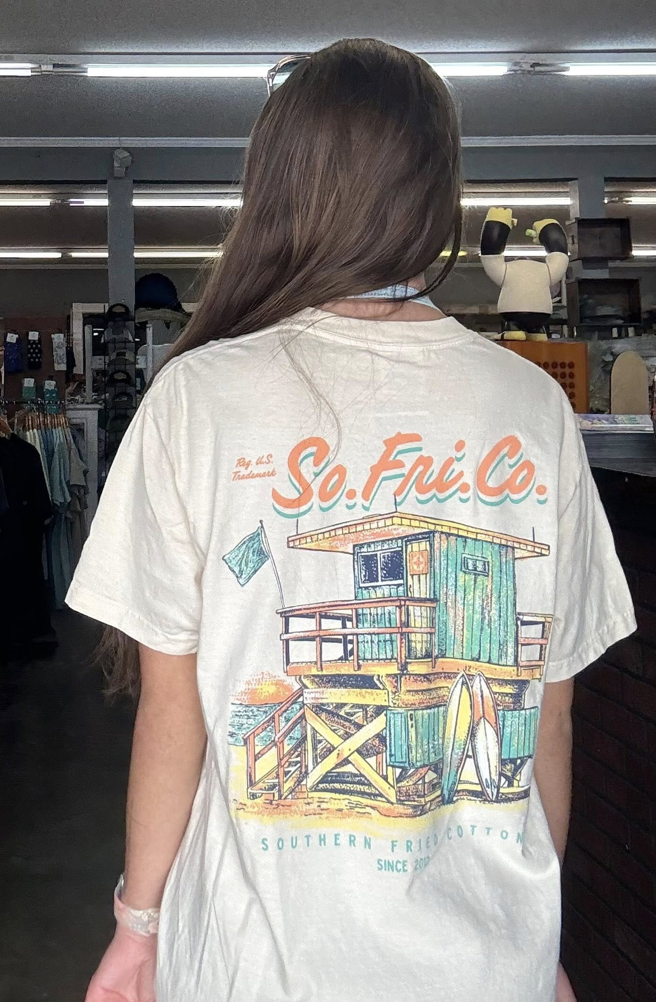 Southern Fried Cotton Women's Lifeguard on Duty S/S TEE Shirt