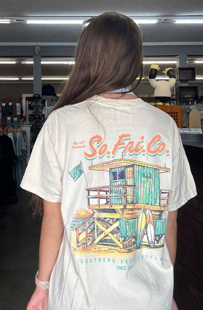 Southern Fried Cotton Women's Lifeguard on Duty S/S TEE Shirt