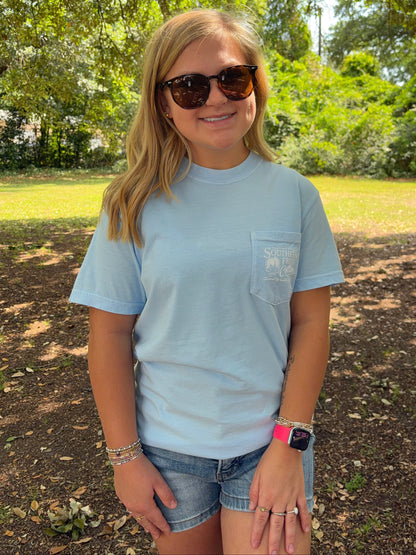 Southern Fried Cotton Women's Peace,Love, & Cowboys S/S TEE Shirt