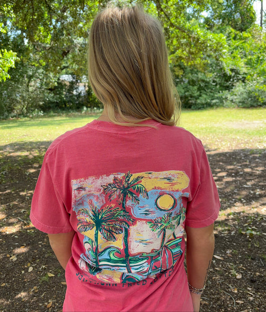 Southern Fried Cotton Women's Surf Club S/S TEE Shirt