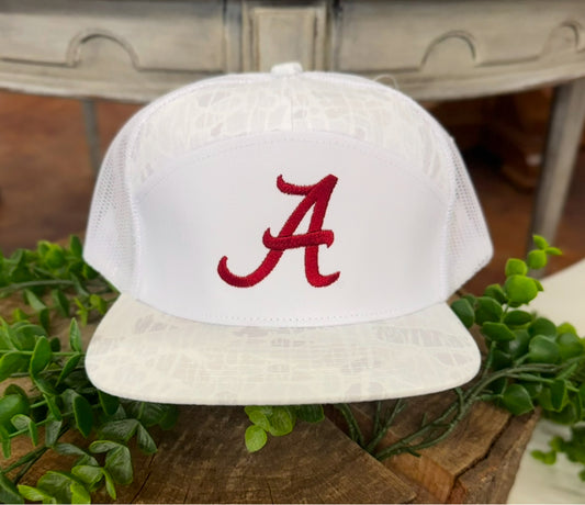 Speckle Bellies Alabama 7 Panel Snapback Hat