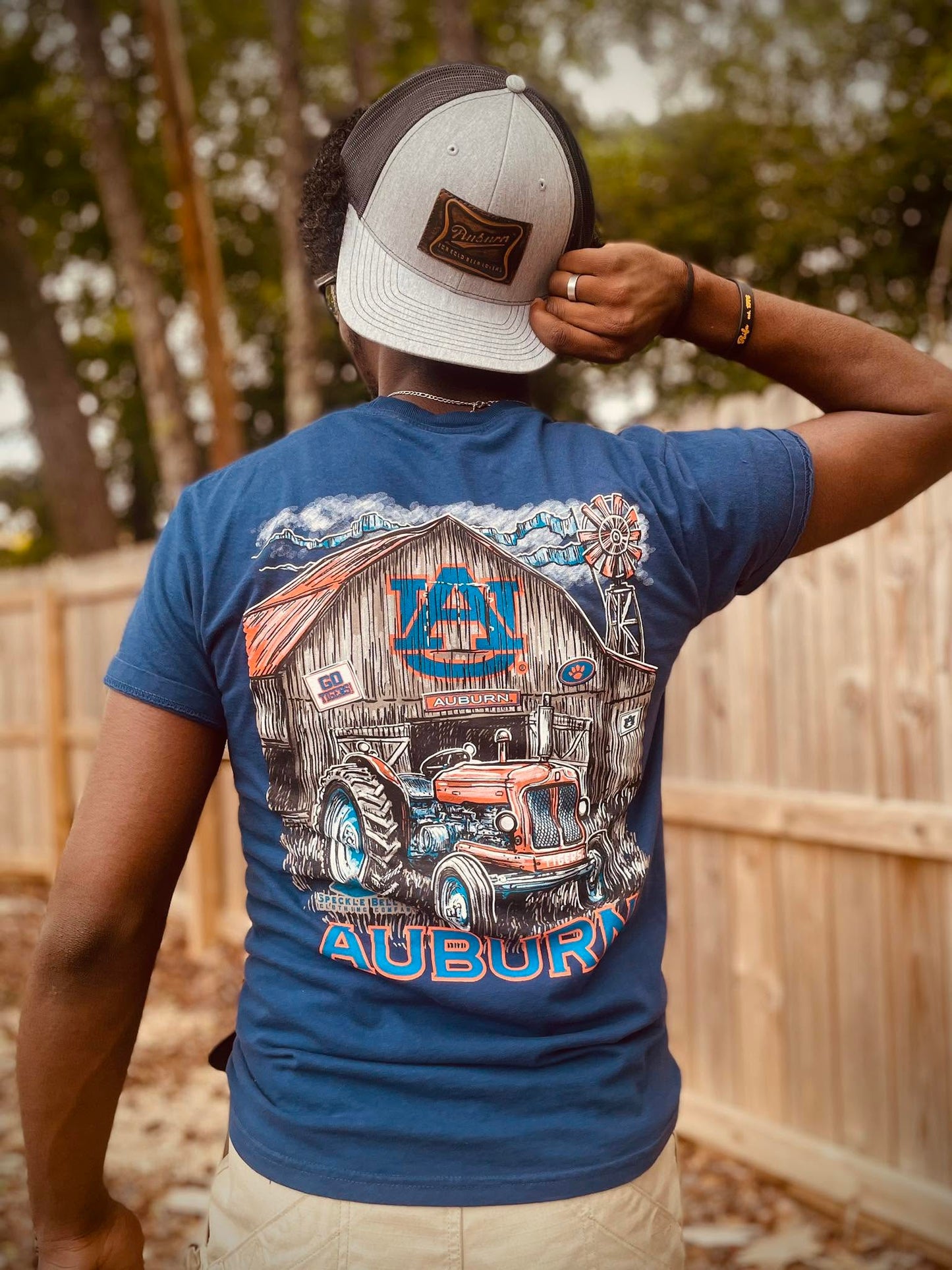 Speckle Bellies Auburn Tractor S/S TEE Shirt