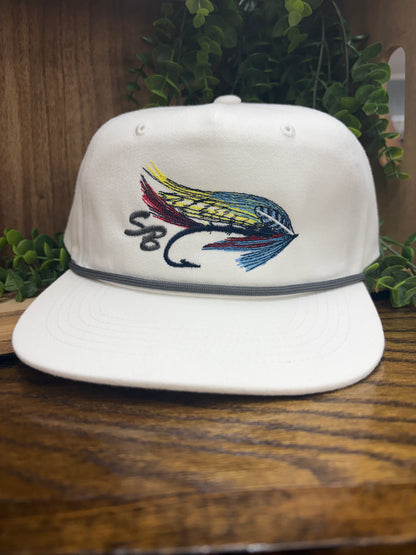 Speckle Bellies SB Fly Rope Snapback Hat