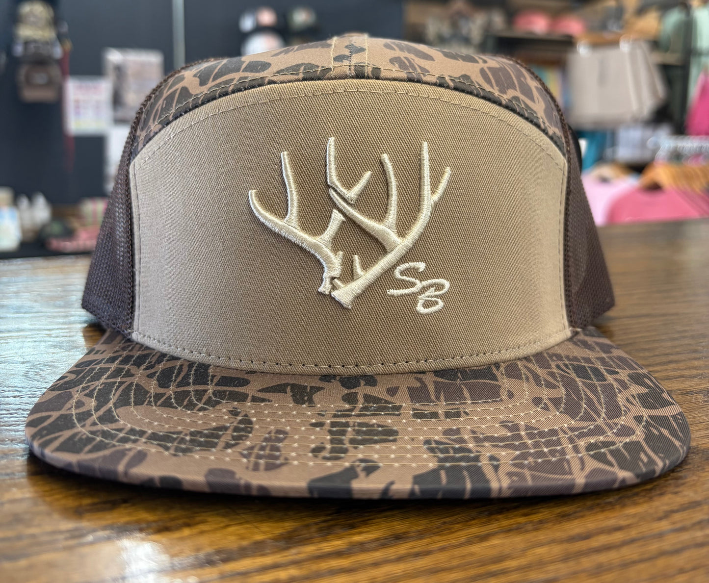 Speckle Bellies Rack SB 7 Panel Snapback Hat